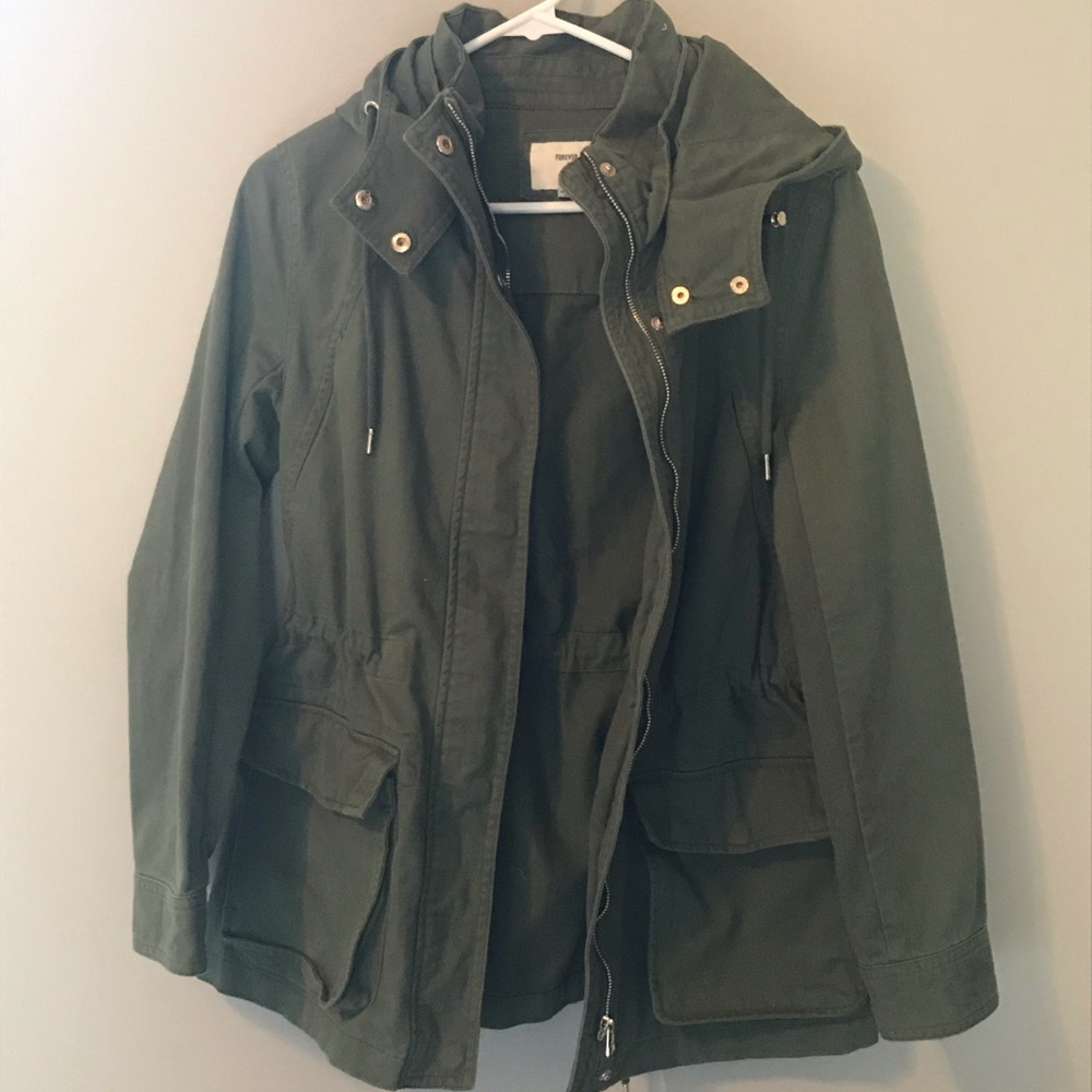 Forever 21 Army Green Jacket